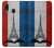 S2859 ヴィンテージフランスの旗エッフェル塔 Vintage France Flag Eiffel Tower Samsung Galaxy A20, Galaxy A30 バックケース、フリップケース・カバー