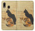 S3229 ヴィンテージ猫ポスター Vintage Cat Poster Samsung Galaxy A20, Galaxy A30 バックケース、フリップケース・カバー