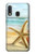 S1117 ビーチのヒトデ Starfish on the Beach Samsung Galaxy A20e バックケース、フリップケース・カバー