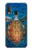 S1249 青い海亀 Blue Sea Turtle Samsung Galaxy A20e バックケース、フリップケース・カバー