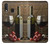 S1316 ブドウのボトルと赤ワインのグラス Grapes Bottle and Glass of Red Wine Samsung Galaxy A20e バックケース、フリップケース・カバー