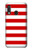 S2364 赤と白のストライプ Red and White Striped Samsung Galaxy A20e バックケース、フリップケース・カバー