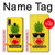 S2443 楽しい パイナップルサングラス 接吻 Funny Pineapple Sunglasses Kiss Samsung Galaxy A20e バックケース、フリップケース・カバー