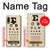 S2502 目の検査図ポスター Eye Exam Chart Decorative Decoupage Poster Samsung Galaxy A20e バックケース、フリップケース・カバー