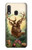 S2841 ヴィンテージ トナカイ クリスマス Vintage Reindeer Christmas Samsung Galaxy A20e バックケース、フリップケース・カバー