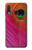 S3201 ピンクピーコックフェザー Pink Peacock Feather Samsung Galaxy A20e バックケース、フリップケース・カバー
