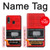 S3204 レッドカセットレコーダーグラフィック Red Cassette Recorder Graphic Samsung Galaxy A20e バックケース、フリップケース・カバー