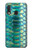 S3414 緑のヘビの鱗 グラフィックプリント Green Snake Scale Graphic Print Samsung Galaxy A20e バックケース、フリップケース・カバー