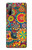 S3272 カラフルなパターン Colorful Pattern Sony Xperia 10 II バックケース、フリップケース・カバー