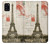S2108 エッフェル塔パリポストカード Eiffel Tower Paris Postcard Samsung Galaxy A31 バックケース、フリップケース・カバー