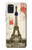 S2108 エッフェル塔パリポストカード Eiffel Tower Paris Postcard Samsung Galaxy A21s バックケース、フリップケース・カバー