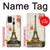 S2108 エッフェル塔パリポストカード Eiffel Tower Paris Postcard Samsung Galaxy A21s バックケース、フリップケース・カバー