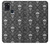 S2371 スカルヴィンテージモノクロのパターン Skull Vintage Monochrome Pattern Samsung Galaxy A21s バックケース、フリップケース・カバー
