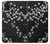 S2544 黒花柄の着物 Japanese Kimono Style Black Flower Pattern Samsung Galaxy A21s バックケース、フリップケース・カバー