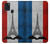 S2859 ヴィンテージフランスの旗エッフェル塔 Vintage France Flag Eiffel Tower Samsung Galaxy A21s バックケース、フリップケース・カバー