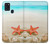 S3212 シーシェルズ・ヒトデ・ビーチ Sea Shells Starfish Beach Samsung Galaxy A21s バックケース、フリップケース・カバー