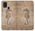S3214 タツノオトシゴスケルトン化石 Seahorse Skeleton Fossil Samsung Galaxy A21s バックケース、フリップケース・カバー