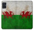 S2976 ウェールズサッカー Wales Football Soccer Red Dragon Flag Samsung Galaxy A51 5G バックケース、フリップケース・カバー