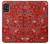S3354 赤バンダナ Red Classic Bandana Samsung Galaxy A51 5G バックケース、フリップケース・カバー