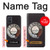 S0059 レトロなダイヤル式の電話ダイヤル Retro Rotary Phone Dial On Samsung Galaxy A71 5G バックケース、フリップケース・カバー [A71 5G ばかり、 A71用ではありません]