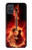 S0415 火ギター Fire Guitar Burn Samsung Galaxy A71 5G バックケース、フリップケース・カバー