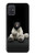 S0878 黒いくま Black Bear Samsung Galaxy A71 5G バックケース、フリップケース・カバー