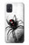 S2386 クロゴケグモ Black Widow Spider Samsung Galaxy A71 5G バックケース、フリップケース・カバー