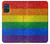 S2683 レインボーフラッグ プライド旗 Rainbow LGBT Pride Flag Samsung Galaxy A71 5G バックケース、フリップケース・カバー