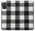 S2842 ブラックとホワイトバッファローチェック柄 Black and White Buffalo Check Pattern Samsung Galaxy A71 5G バックケース、フリップケース・カバー