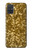 S3388 ゴールドラメグラフィックプリント Gold Glitter Graphic Print Samsung Galaxy A71 5G バックケース、フリップケース・カバー