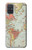 S3418 ヴィンテージの世界地図 Vintage World Map Samsung Galaxy A71 5G バックケース、フリップケース・カバー