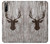 S2505 トナカイ古い木材グラフィックプリント Reindeer Head Old Wood Texture Graphic Printed Sony Xperia L4 バックケース、フリップケース・カバー
