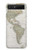 S0604 世界地図 World Map Samsung Galaxy Z Flip 5G バックケース、フリップケース・カバー