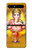 S0896 主ガネシュ・ヒンズー教徒の神 Lord Ganesh Hindu God Samsung Galaxy Z Flip 5G バックケース、フリップケース・カバー