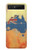 S2494 オーストラリア国旗地図ロックテクスチャ Australia Flag Map Rock Texture Samsung Galaxy Z Flip 5G バックケース、フリップケース・カバー