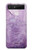 S2690 アメジスト結晶グラフィックプリント Amethyst Crystals Graphic Printed Samsung Galaxy Z Flip 5G バックケース、フリップケース・カバー