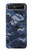 S2959 海軍迷彩 Navy Blue Camo Camouflage Samsung Galaxy Z Flip 5G バックケース、フリップケース・カバー