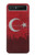 S2991 七面鳥サッカー Turkey Football Soccer Flag Samsung Galaxy Z Flip 5G バックケース、フリップケース・カバー