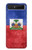 S3022 ハイチ旗 Haiti Flag Samsung Galaxy Z Flip 5G バックケース、フリップケース・カバー