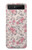 S3095 ヴィンテージ・バラ Vintage Rose Pattern Samsung Galaxy Z Flip 5G バックケース、フリップケース・カバー