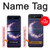S3324 彎月・月・ギャラクシー Crescent Moon Galaxy Samsung Galaxy Z Flip 5G バックケース、フリップケース・カバー