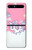 S3518 ユニコーン漫画 Unicorn Cartoon Samsung Galaxy Z Flip 5G バックケース、フリップケース・カバー