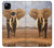 S0310 アフリカゾウ African Elephant Google Pixel 4a バックケース、フリップケース・カバー