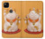 S1217 マネキネコ Maneki Neko Lucky Cat Google Pixel 4a バックケース、フリップケース・カバー