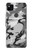 S1721 雪迷彩グラフィックプリント Snow Camo Camouflage Graphic Printed Google Pixel 4a バックケース、フリップケース・カバー