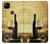 S2042 ブドウのボトルと赤ワインのグラス A Grape Vineyard Grapes Bottle and Glass of Red Wine Google Pixel 4a バックケース、フリップケース・カバー