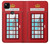 S2059 イングランドクラシック英国の電話ボックスミニマリスト England Classic British Telephone Box Minimalist Google Pixel 4a バックケース、フリップケース・カバー