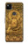 S2452 仏グラフィックプリント Buddha Bas Relief Art Graphic Printed Google Pixel 4a バックケース、フリップケース・カバー