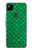 S2704 グリーンフィッシュスケールパターングラフィック Green Fish Scale Pattern Graphic Google Pixel 4a バックケース、フリップケース・カバー