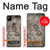 S2892 三脚巴シンボル Triskele Symbol Stone Texture Google Pixel 4a バックケース、フリップケース・カバー